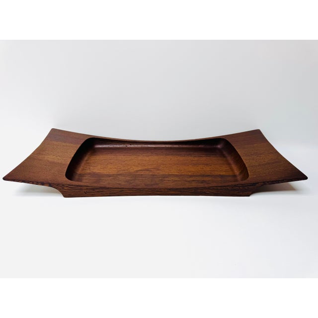 Mid-Century Modern Mid-Century Dansk Wenge Wood Serving Tray by Jens Quistgaard For Sale - Image 3 of 15