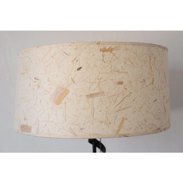 1950s Space Age Black Metal Spiral Cone Table Lamp For Sale - Image 13 of 16