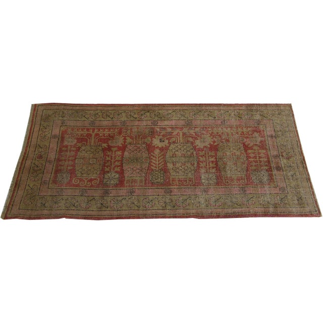 1900 - 1909 1900 - 1909 Mid-19th Century Authentic Khotan Samarkand For Sale - Image 5 of 5