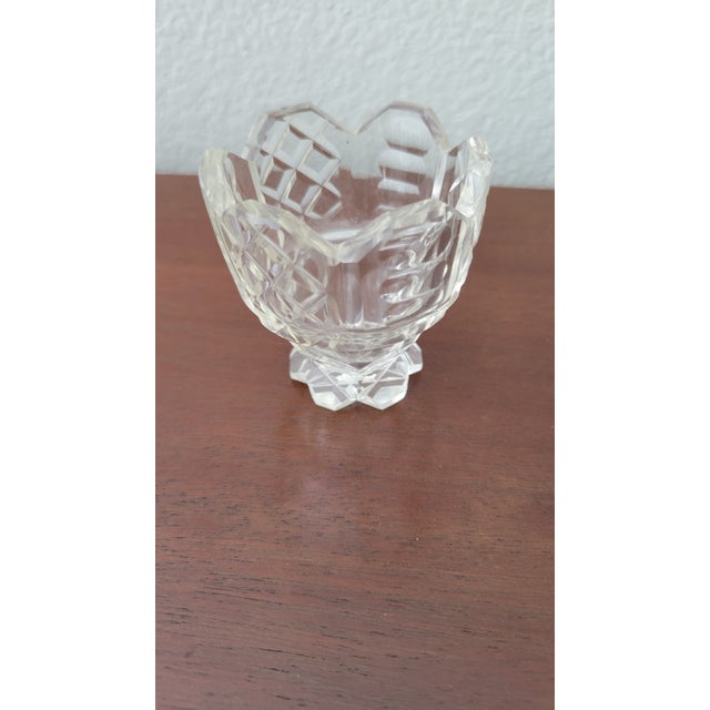 Transparent Early 20th Century Cut Glass Cruet Set- 10 Pieces For Sale - Image 8 of 12