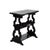 Victorian Antique Ebonized Cherry Cut Out Side Table C1900 For Sale - Image 3 of 9
