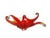 Red Decorative Bowl by Murano Mandruzzato, Italy, 1950s For Sale - Image 8 of 18