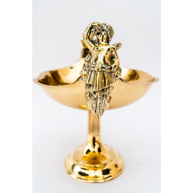 1900 - 1909 Brass Centerpiece from Jugendstil, Vienna, 1900s For Sale - Image 5 of 15