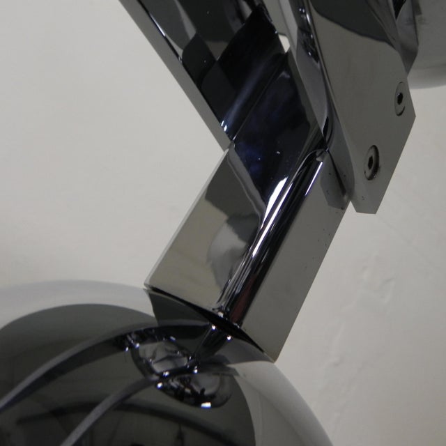 Space Age Sputnik Coffee Table with a Chrome Base, 1970s For Sale - Image 13 of 16