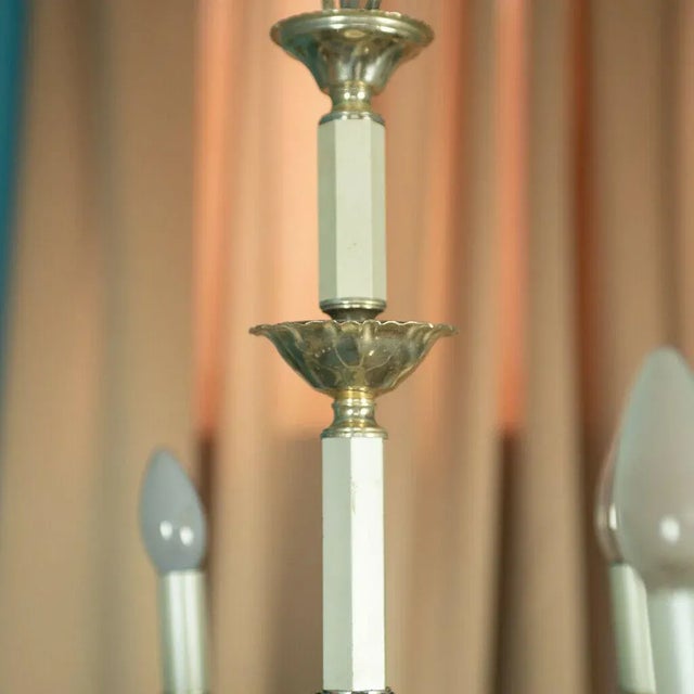 Gaetano Sciolari Glass Chandelier by Gaetano Sciolari, 1970s For Sale - Image 4 of 13