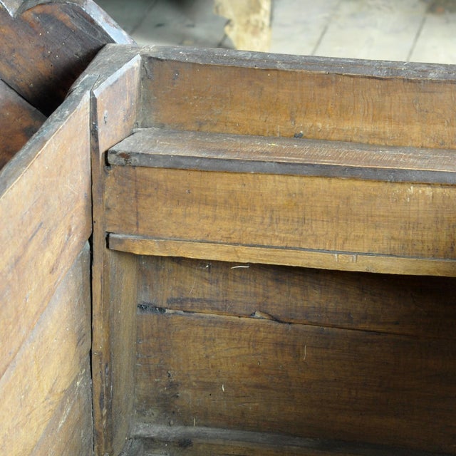 Wood Antique Shepherd's Chest, 1850s For Sale - Image 7 of 15