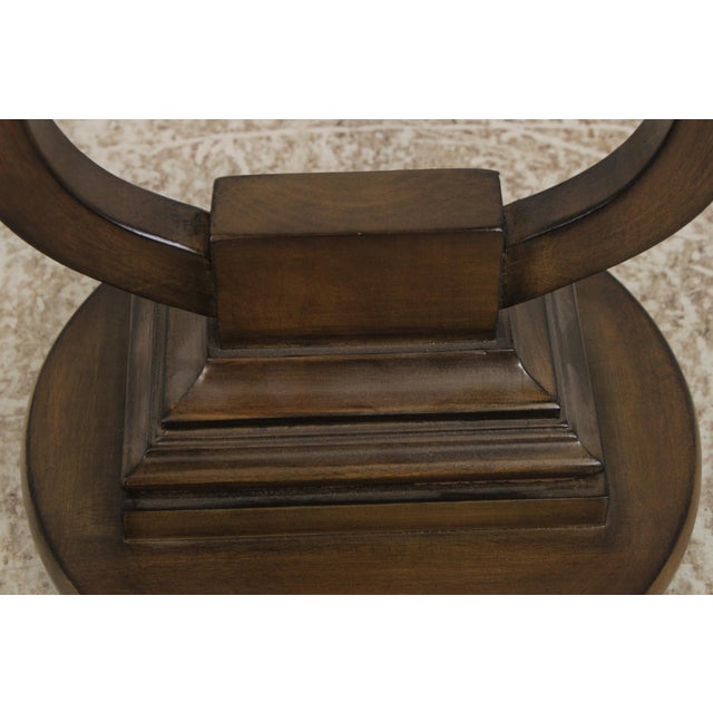 Round Regency Style Occasional End Table For Sale - Image 10 of 12