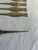Metal Vintage Silver-Tone Swordfish Cocktail Skewers, Set of 8 For Sale - Image 7 of 8