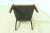 Federal Style Solid Mahogany Leather Open Armchair For Sale - Image 9 of 10