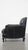 Black Grained Leather Armchair For Sale - Image 5 of 16