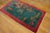 1920s Chinese Art Deco Carpet ( 2' 6'' x 4' 5'' - 76 x 134 cm ) Green Antique Wool Floral Hand Knotted Pile 1920s...