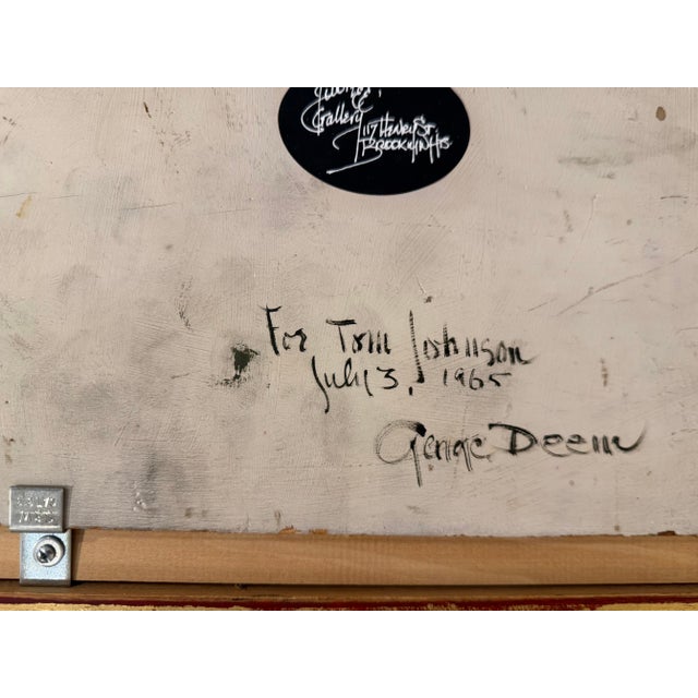 George Deem, George Deem Appropriation Oil Painting Still Life, fruits, Grapes, Pomegranates, 1965 For Sale - Image 11 of 12