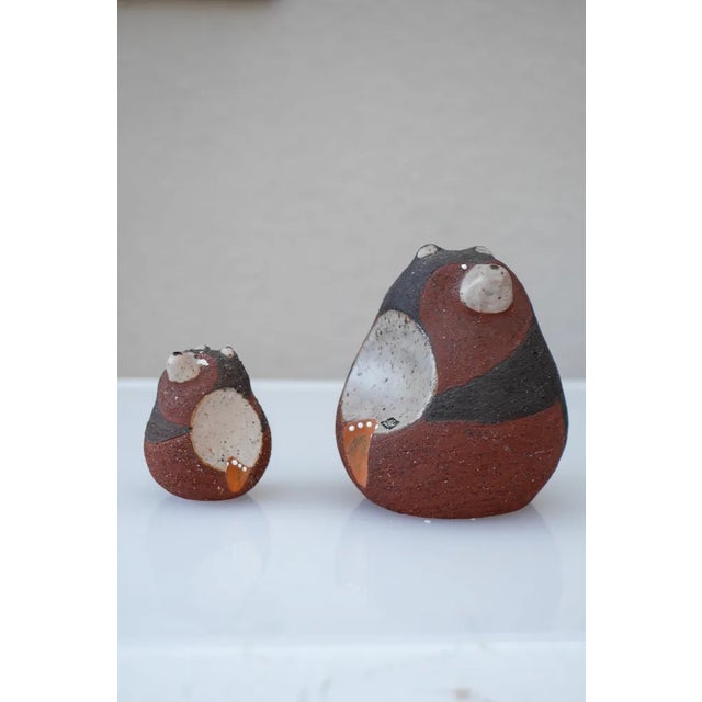 1960s Bear Figurine in Ceramic by Thomas Hellström for Nittsjö, 1960s For Sale - Image 5 of 8