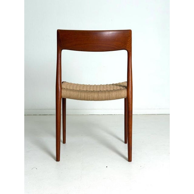 Model 77 Chairs by N. O. Møller for J.L. Møllers, 1950s, Set of 6 For Sale - Image 9 of 11