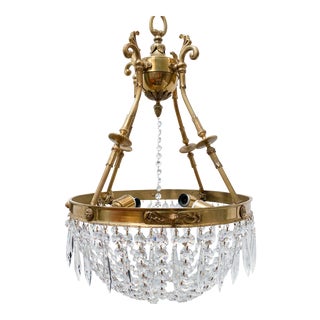 Vintage Empire Style Chandelier For Sale
