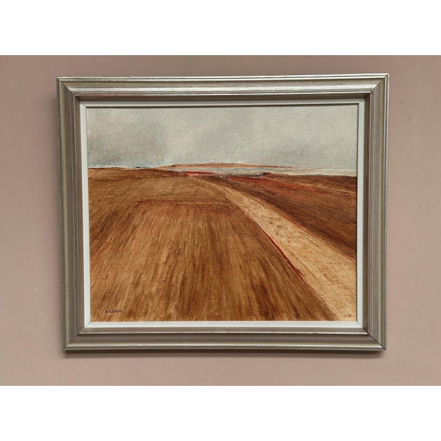 Nils Essen, Rustic Landscape, 1950s, Oil Painting on Canvas, Framed For Sale - Image 13 of 18