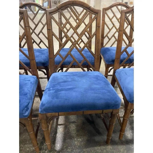 Chinese Chippendale Dining Chairs by Century Furniture- Set of 8 For Sale - Image 10 of 11