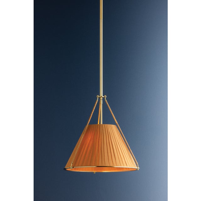 Hudson Valley Lighting Sunside 18 in. 3 Light Pendant in Aged Brass Finish For Sale - Image 11 of 11