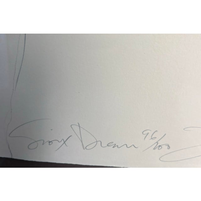 Printmaking Materials Frank Howell “Sioux Dream” 1983 Signed & Numbered Limited Edition Lithograph 96/100 For Sale - Image 7 of 12