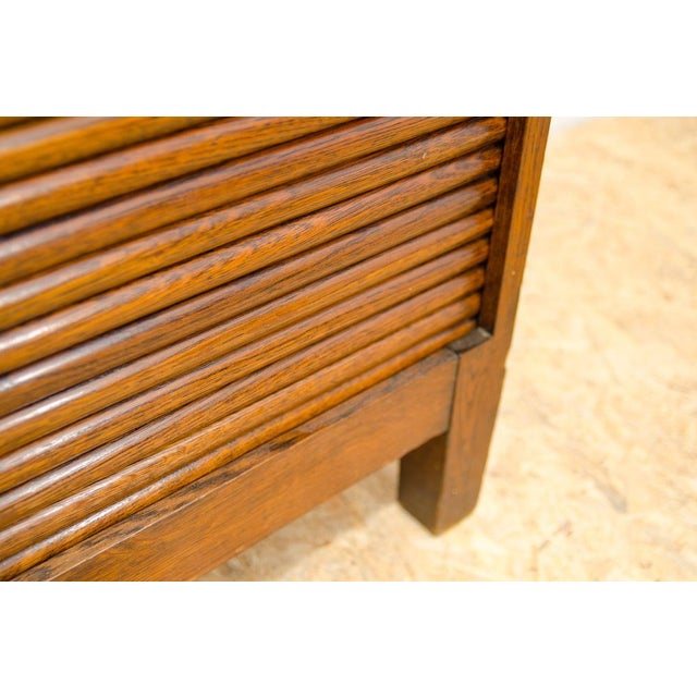 Modernist Roller Blind Cabinet, Czechoslovakia, 1930s For Sale - Image 11 of 18