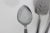 Mid-Century Modern 1960s Mid Century Modern Stainless Serving Set Spoon, Fork, Lifter, Set of Three Aztec Scroll For Sale - Image 3 of 10