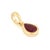Pear-Cut Ruby Solitaire Pendant in 14k Yellow Gold by VRJewels For Sale - Image 4 of 15