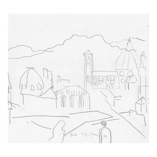 1993 Norbert Voelkel Florence Rooftops For Sale