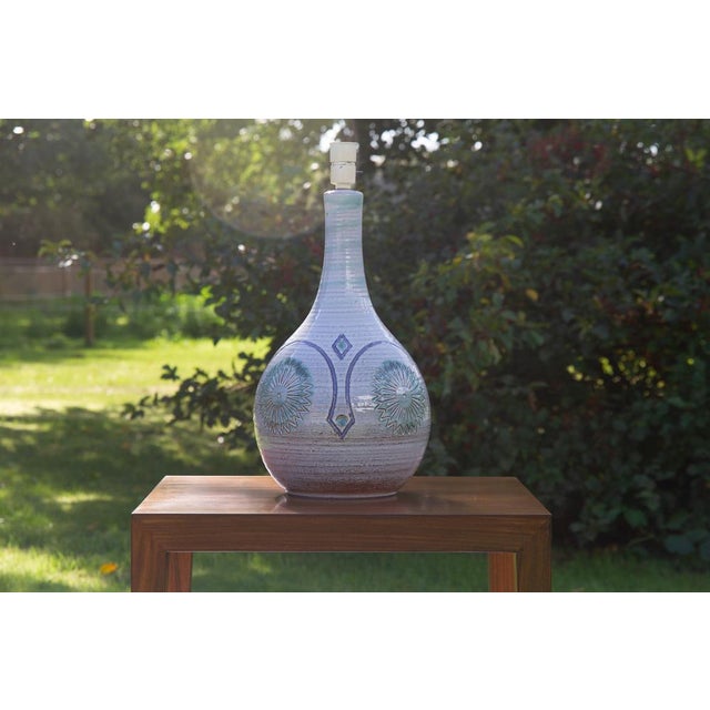 Mid-Century Modern Large Danish Modern Table Lamp by Søholm, 1960s For Sale - Image 3 of 18