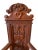 Late 19th Century Renaissance Style French Walnut Caquetiore Armchair Carved Back Splat, 19th Century For Sale - Image 5 of 11