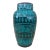 Vintage Art Pottery Vase With Turquoise Glaze For Sale