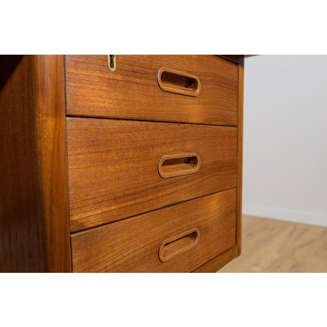 Mid-Century Modern Teak Desk from Edmund Jorgensen, Denmark, 1960s For Sale - Image 14 of 18