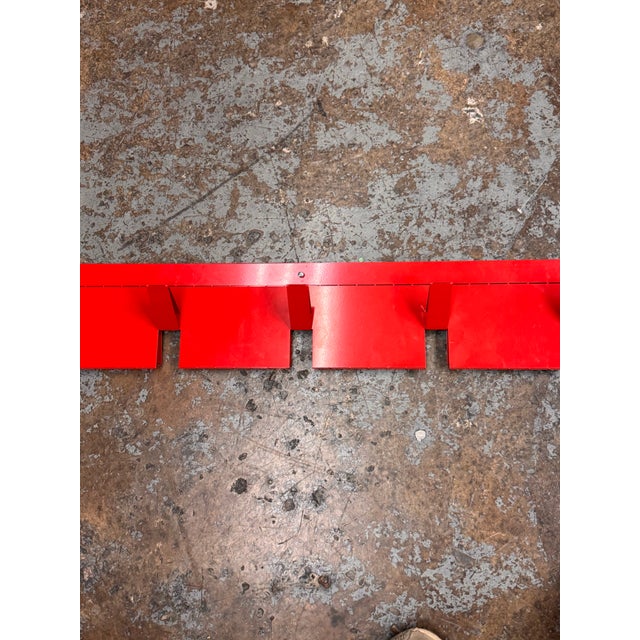 Blu Dot 2d:3d Coat Rack, Fire Engine Red For Sale - Image 11 of 12