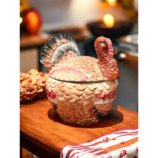 Enhance your Family's & Friends' Thanksgiving Dining Experience with this Decorative and Useful Turkey Soup Tureen....