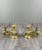 20th Century Louis XVI Style Gilt Bronze Andirons, Set of 2 For Sale - Image 9 of 9