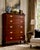 Stunning Chippendale style mahogany five-drawer highboy dresser / chest of drawers purchased by my great grandparents...
