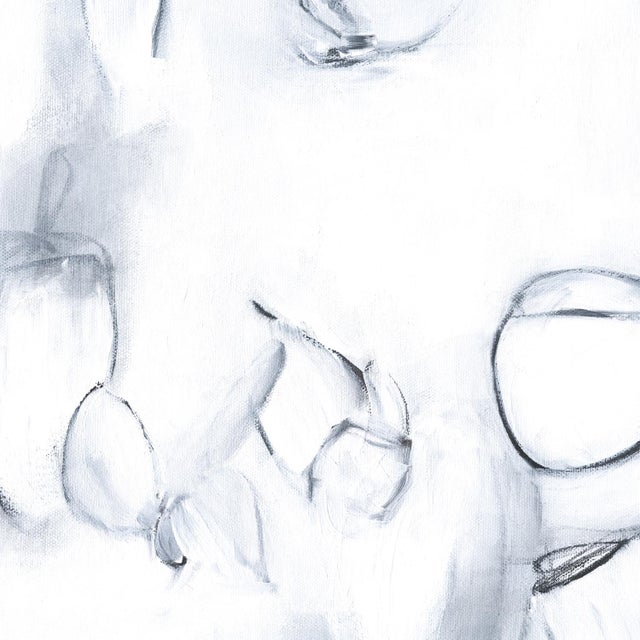 Float No.26, (24x24) Textured Abstract Painting on Canvas, Neutral Contemporary Art For Sale - Image 4 of 7