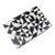 Black and White Geometric Patterned Faux-Bone Inlaid Wood Box For Sale