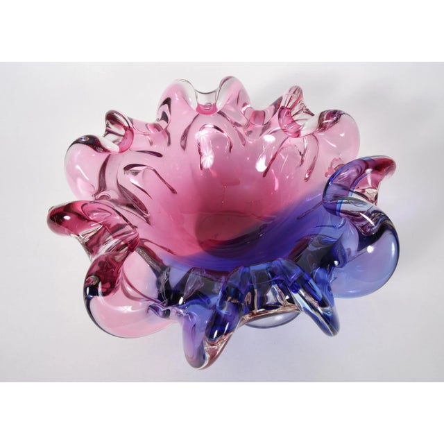 Mid 20th Century Large Mid-20th Century Murano Glass Centerpiece For Sale - Image 5 of 7