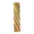 Bold Diagonal Stripe Hand-Knotted Moroccan Wool Runner | 12'11" X 2'7" | One of a Kind For Sale