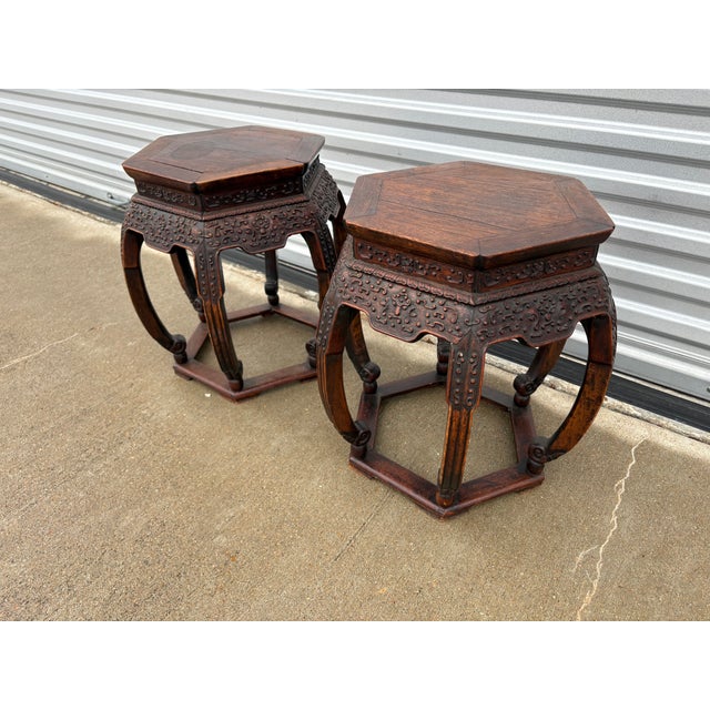 Pair of Antique Chinese Tables For Sale - Image 9 of 12