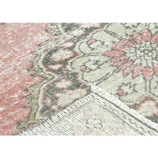 1960s Turkish Oushak Rug For Sale - Image 4 of 7