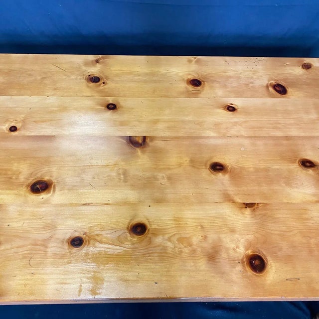 British Country Antique Pine Farmhouse Dining Table Chairish