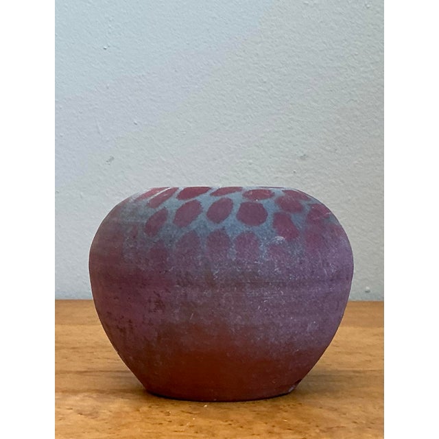 Vintage Original Studio Pottery Vase For Sale - Image 11 of 12