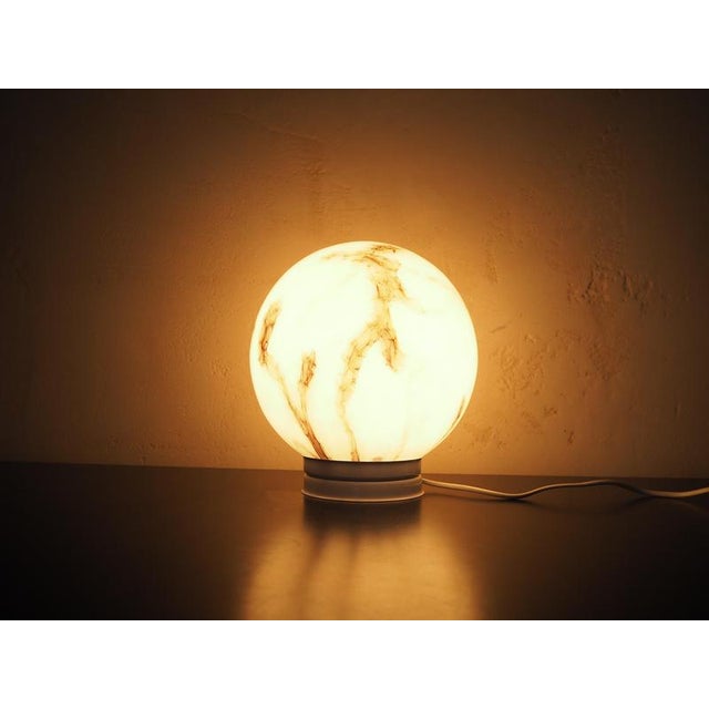 Mid-Century Sphere Table Lamp, 1970s For Sale - Image 9 of 11
