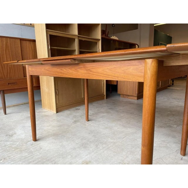Danish Modern Teak Dining Table, 1960s For Sale - Image 6 of 11