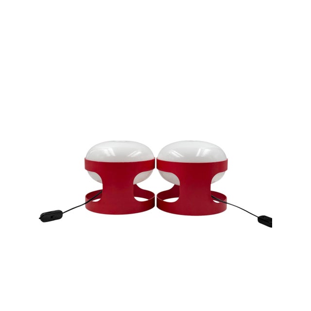 Space Age Model KD27 Table Lamps by Joe Colombo for Kartell, Italy, 1970s, Set of 2 For Sale - Image 6 of 16