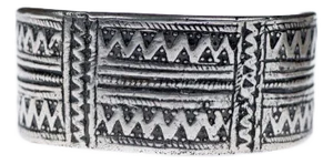 Late 20th Century Tribal Silver Tuareg Bracelet