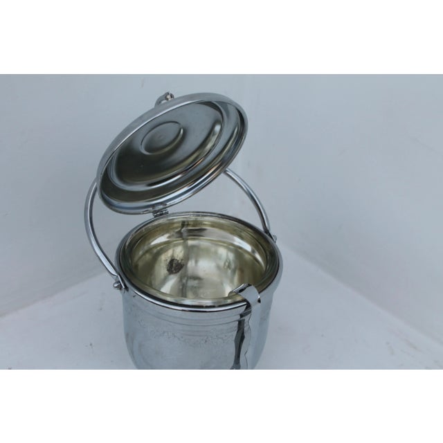 1970s 1970s Mid-Century Modern United Sold Brass Co. u.s.a. Chrome Ice Bucket For Sale - Image 5 of 10