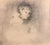 Heinrich Pforr, Evening Hour Woman in Lamplight Face, 1919, Charcoal on Paper For Sale - Image 9 of 9