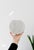 Scarce modernist matte white porcelain vase created by West German porcelain maker Thomas in the 1950s. Very rare raised...